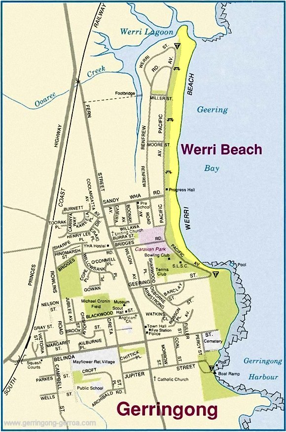 Gerringong map